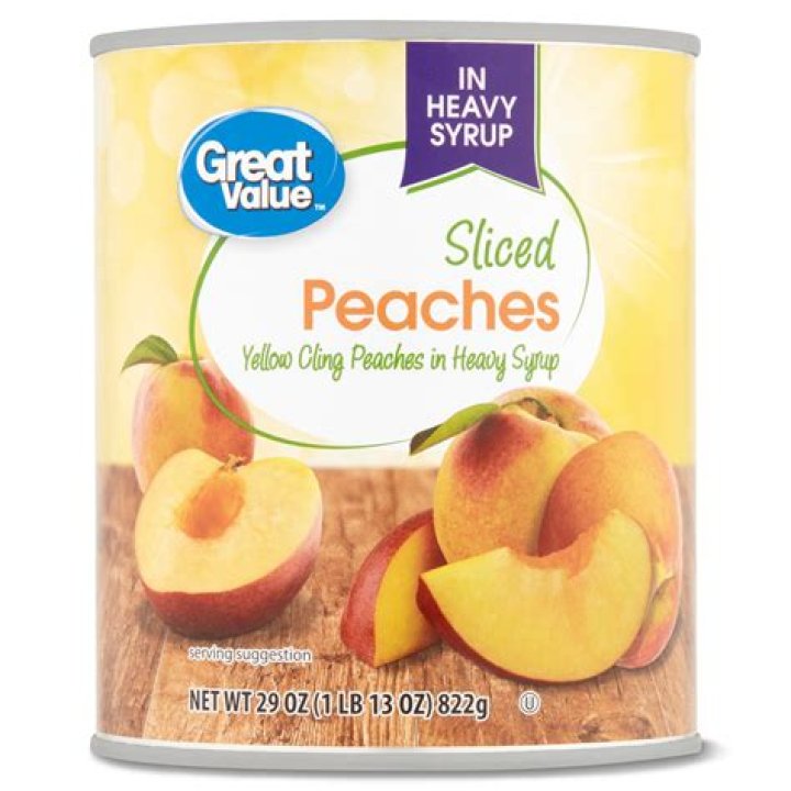Are canned peaches in syrup healthy