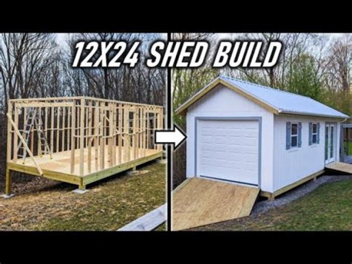 Cost To Build A 12x24 Shed