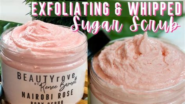 How do you make whipped sugar scrub