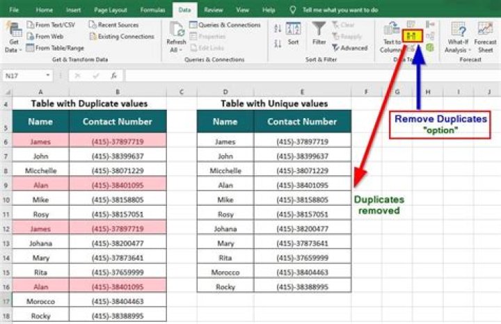 How to Remove Duplicates in Excel
