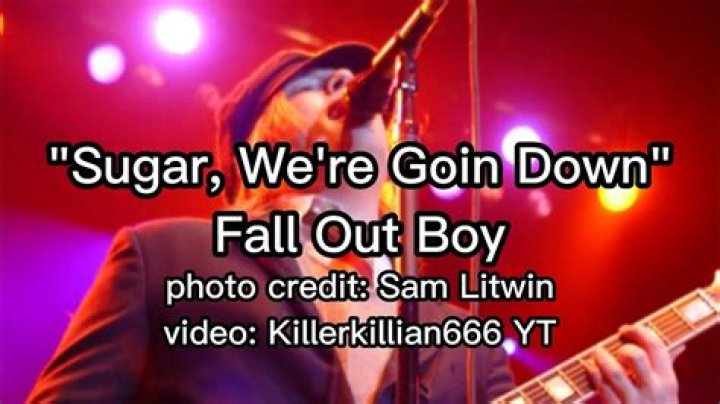 Sugar We Re Goin Down Lyrics