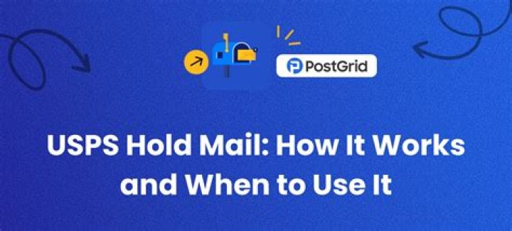 Usps Hold Mail - How To Discuss
