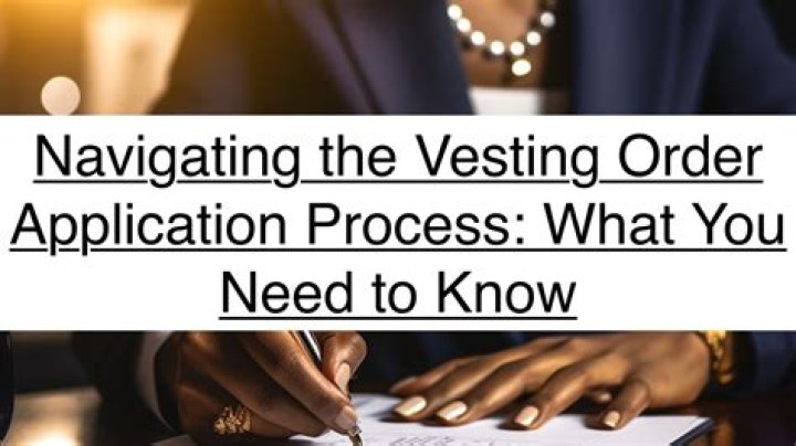 Vesting order - How To Discuss