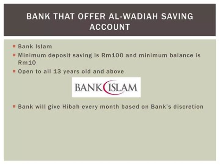 What is Al Wadiah account