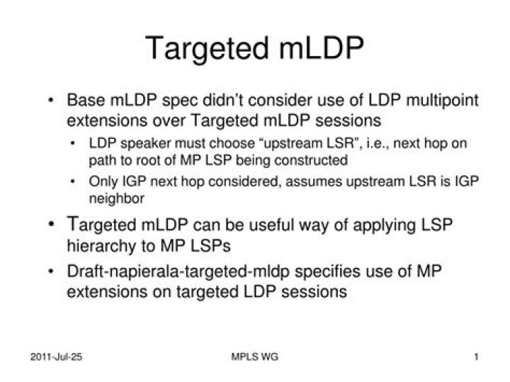 What is targeted LDP