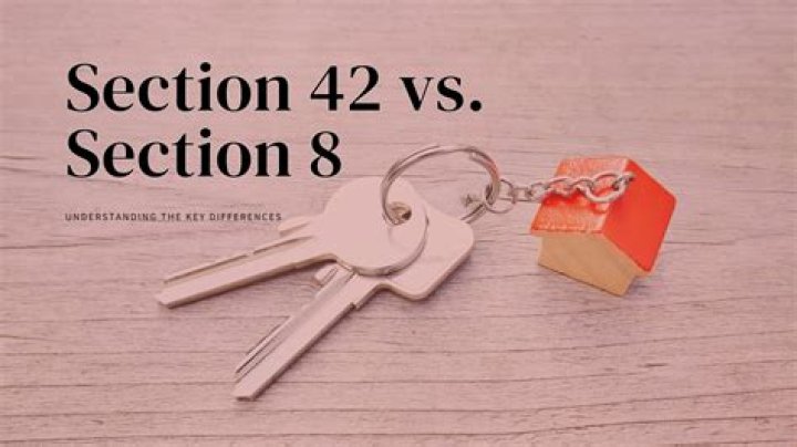 What is the difference between Section 8 and Section 42