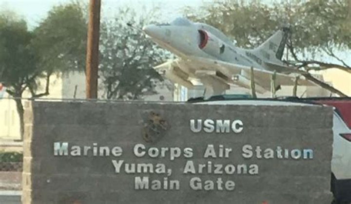 What is the name of the Marine base in Yuma Arizona