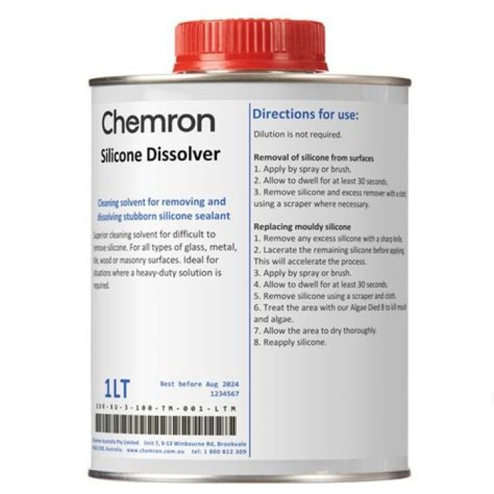 What solvent will dissolve silicone