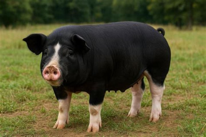 When did Hampshire pigs originate